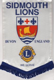 Lions Club of Sidmouth banner